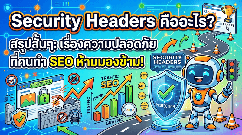 Security Headers คืออะไร? สรุปสั้นๆ เรื่องความปลอดภัยที่คนทำ SEO ห้ามมองข้าม