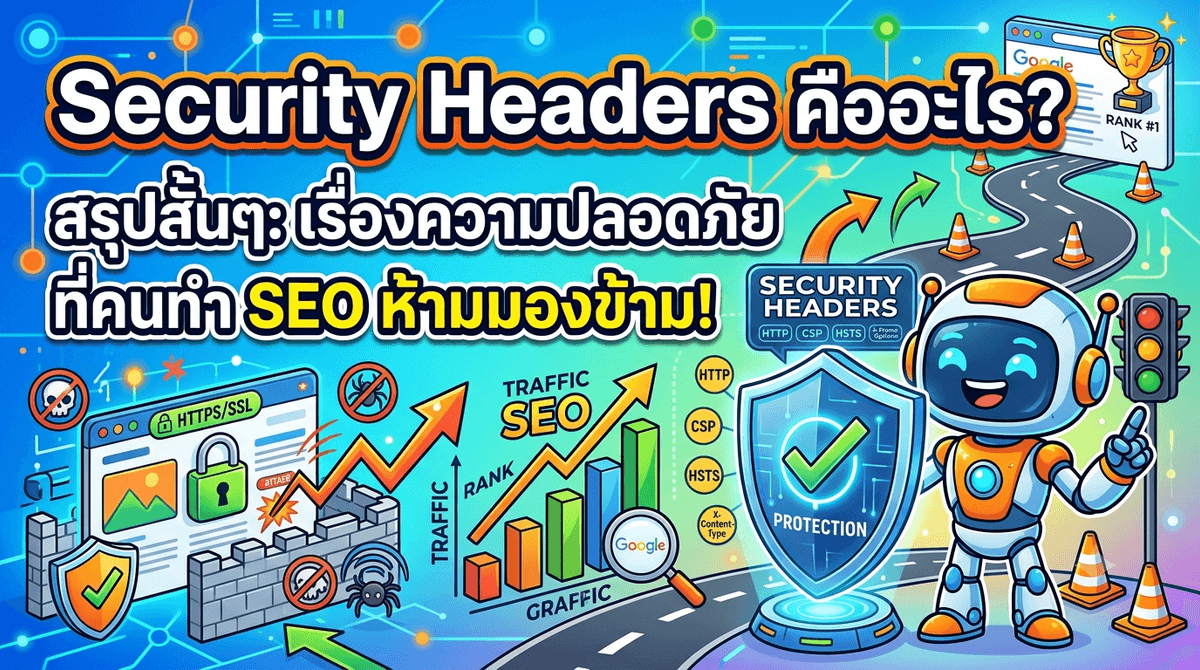 Security Headers คืออะไร? สรุปสั้นๆ เรื่องความปลอดภัยที่คนทำ SEO ห้ามมองข้าม