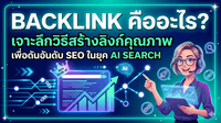 Backlink คืออะไร? เจาะลึกวิธีสร้างลิงก์คุณภาพเพื่อดันอันดับ SEO ในยุค AI Search
