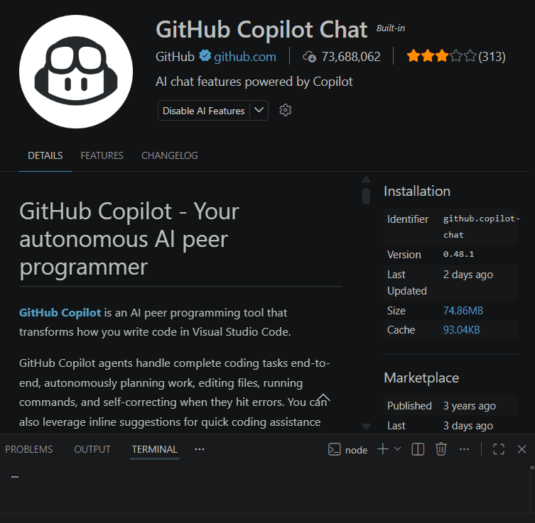 Enable AI feature